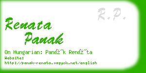 renata panak business card